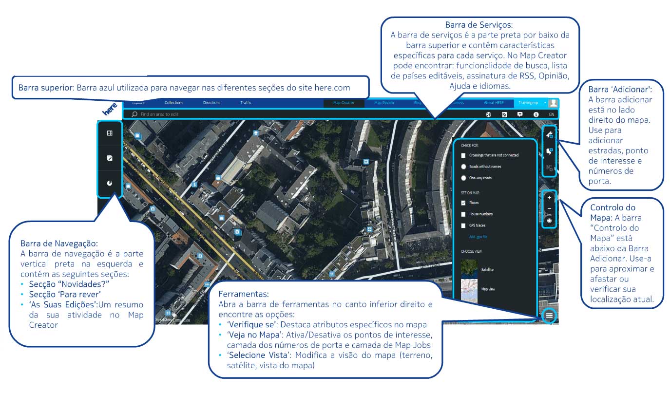 Área de trabalho - MapCreator